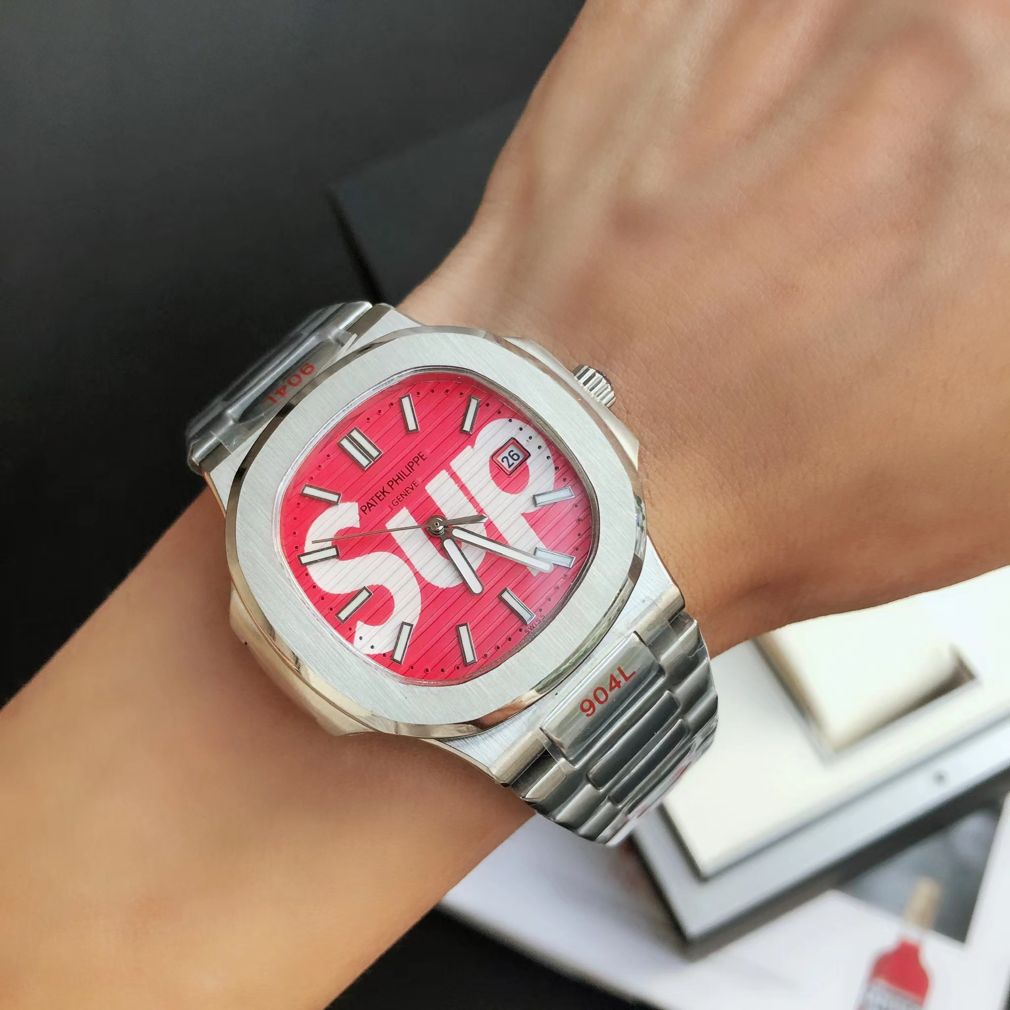 Patek Philipps Sa X Supreme Watch - DesignerGu