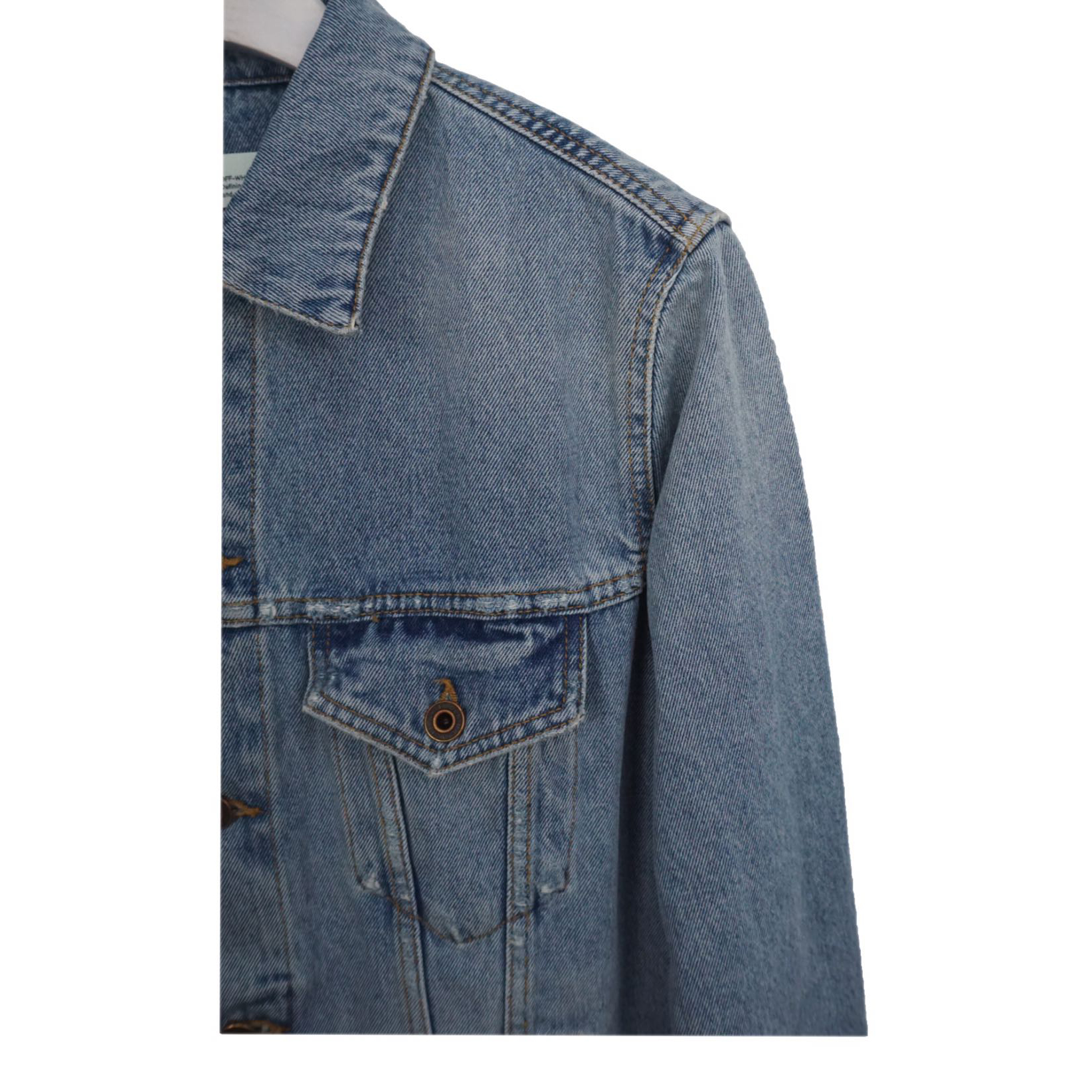 Off White Arrow Denim Jacket - DesignerGu