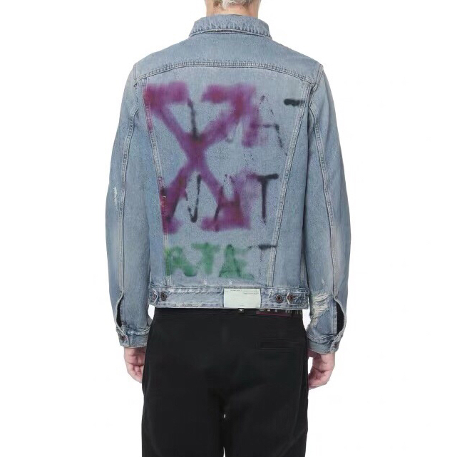 Off White Arrow Denim Jacket - DesignerGu