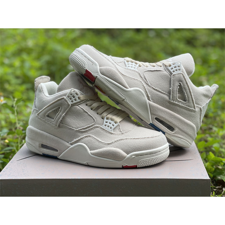 Air Jordan 4 WMNS “Canvas” DQ4909-100 - DesignerGu