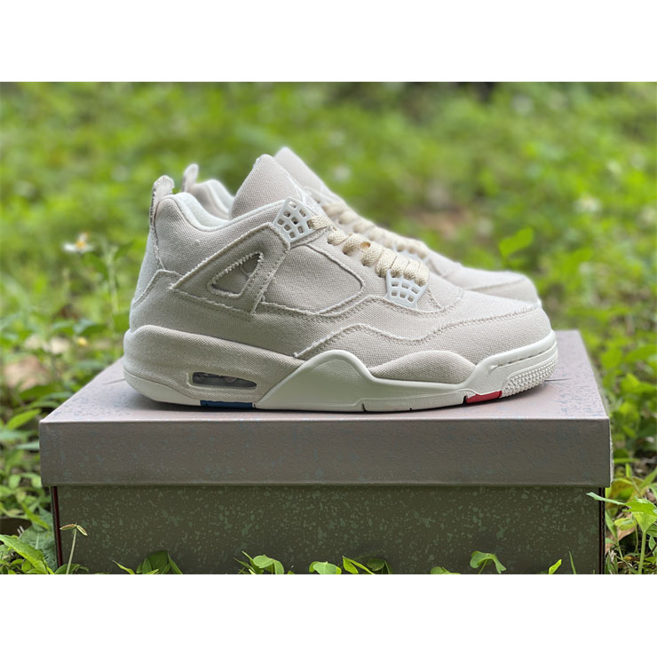 Air Jordan 4 WMNS “Canvas” DQ4909-100 - DesignerGu