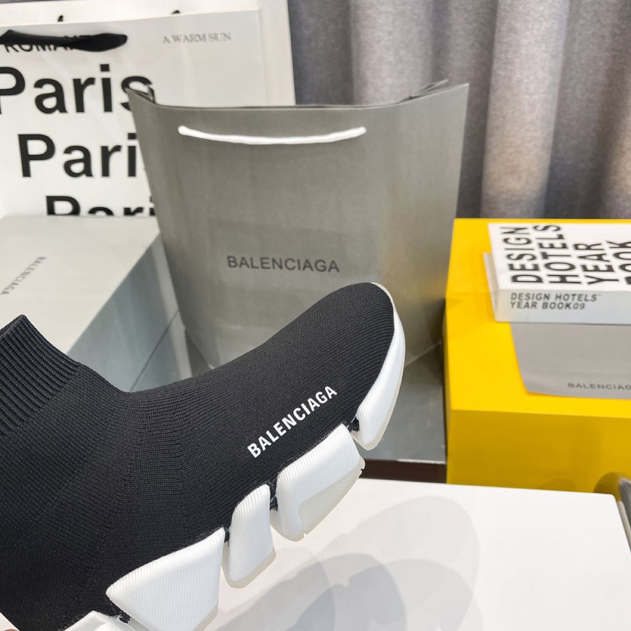 Balenciaga Speed Trainer Sock Sneaker Black - DesignerGu