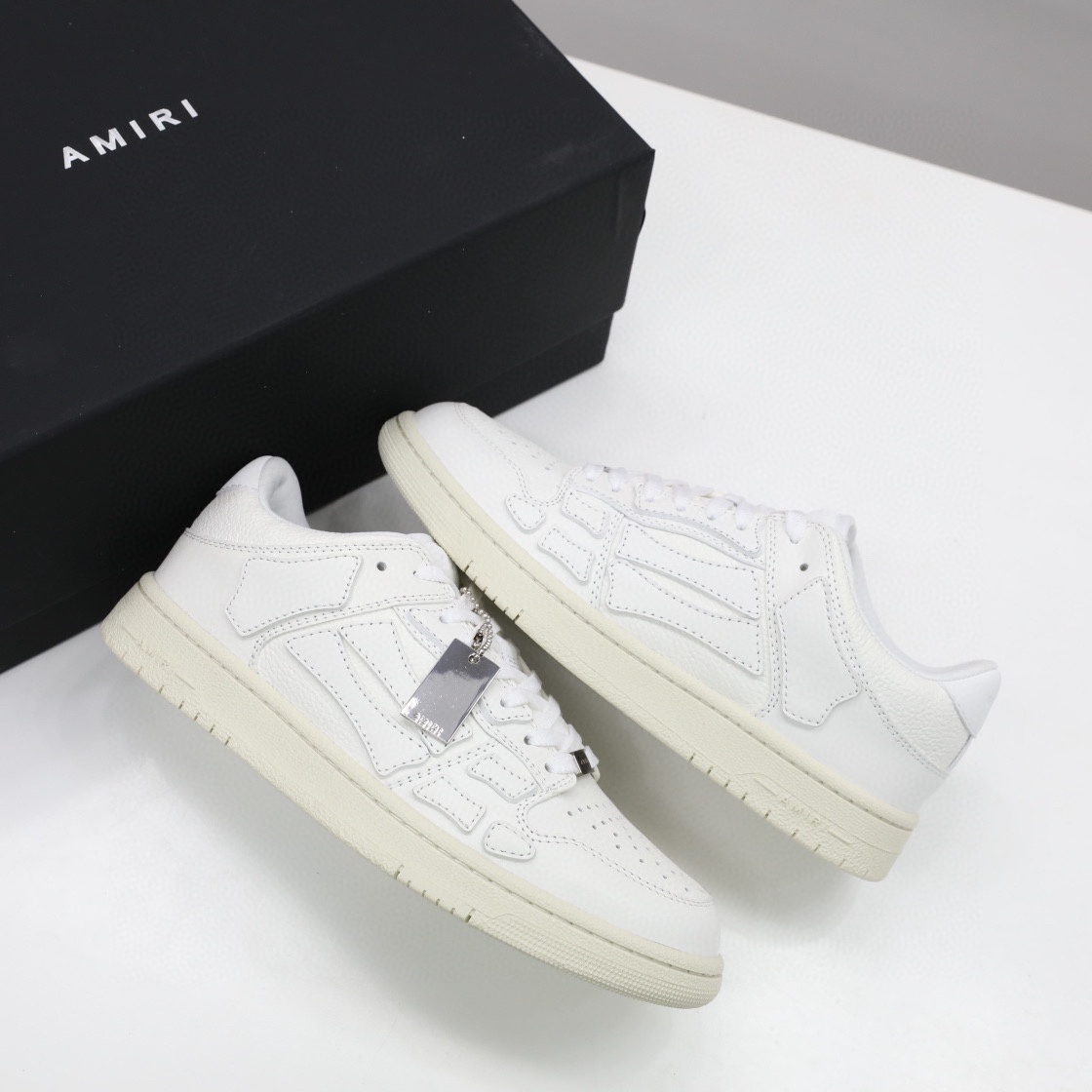 Amiri Skel-Top Low Sneaker White - DesignerGu