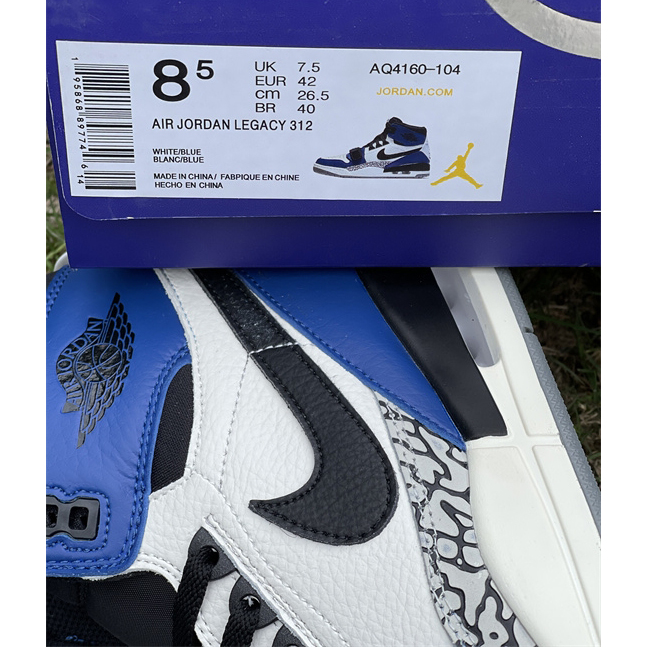 Air Jordan Legacy 312 'Storm Blue' Sneaker  AQ4160-104 - DesignerGu