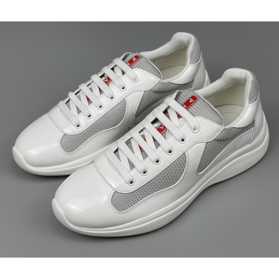 Prada Male America's Cup Sneaker In White(Upon UK Size) - DesignerGu