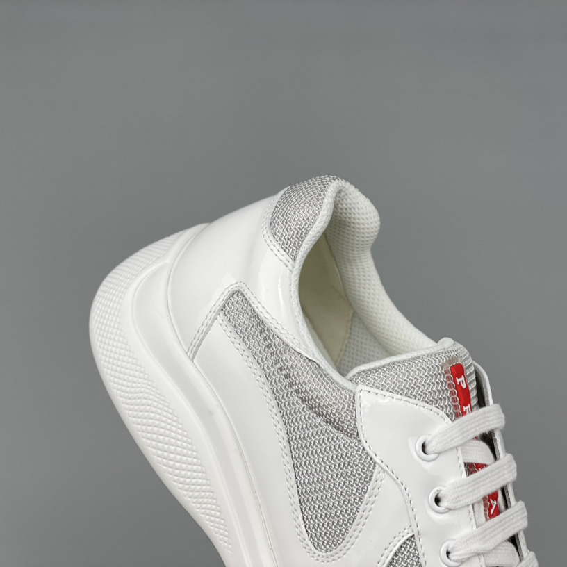 Prada Male America's Cup Sneaker In White(Upon UK Size) - DesignerGu