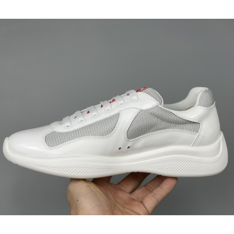 Prada Male America's Cup Sneaker In White(Upon UK Size) - DesignerGu