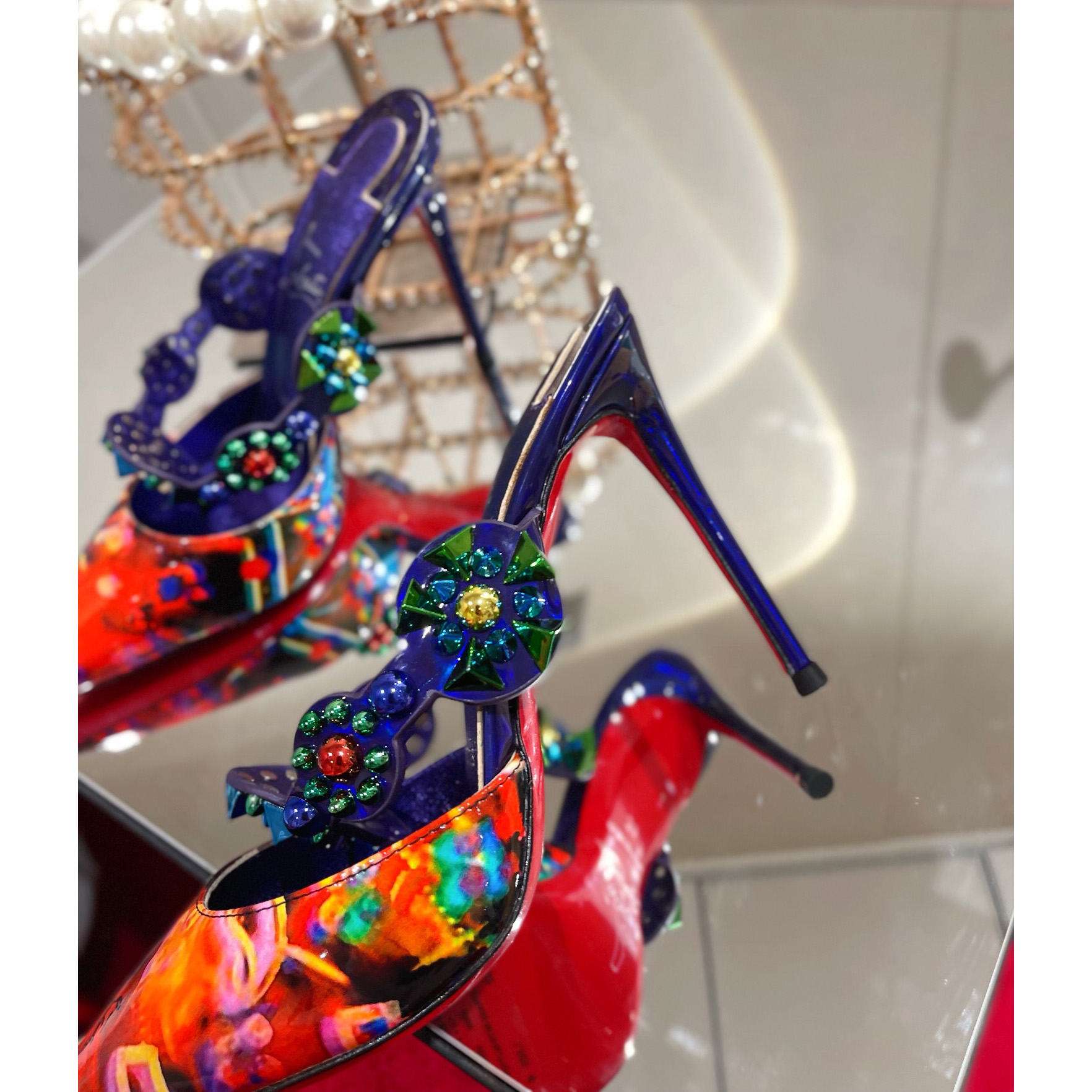 Christian Louboutin Miss Goldora Mules - DesignerGu