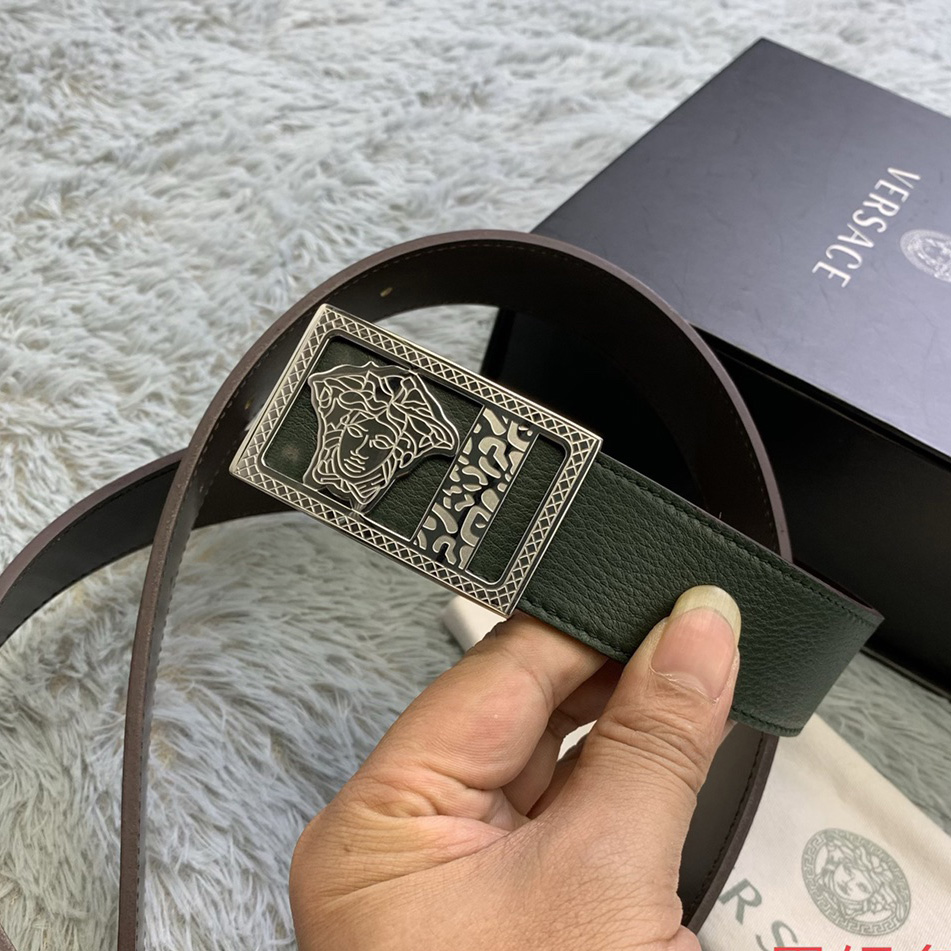 Versace Medusa Head Leather Belt  35mm - DesignerGu