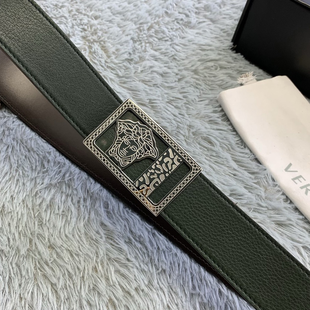 Versace Medusa Head Leather Belt  35mm - DesignerGu