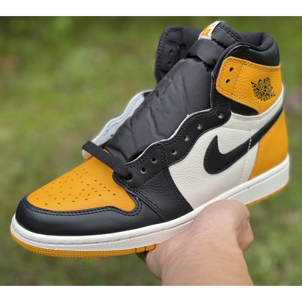 Air Jordan 1 High OG 'Yellow Toe' Sneaker  555088-711 - DesignerGu