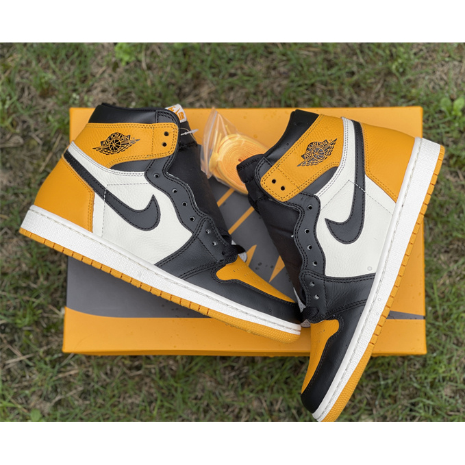 Air Jordan 1 High OG 'Yellow Toe' Sneaker  555088-711 - DesignerGu