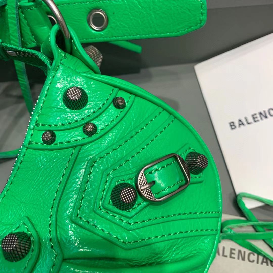 Balenciaga Le Cagole XS Shoulder Bag In Green(26-12-6cm) - DesignerGu