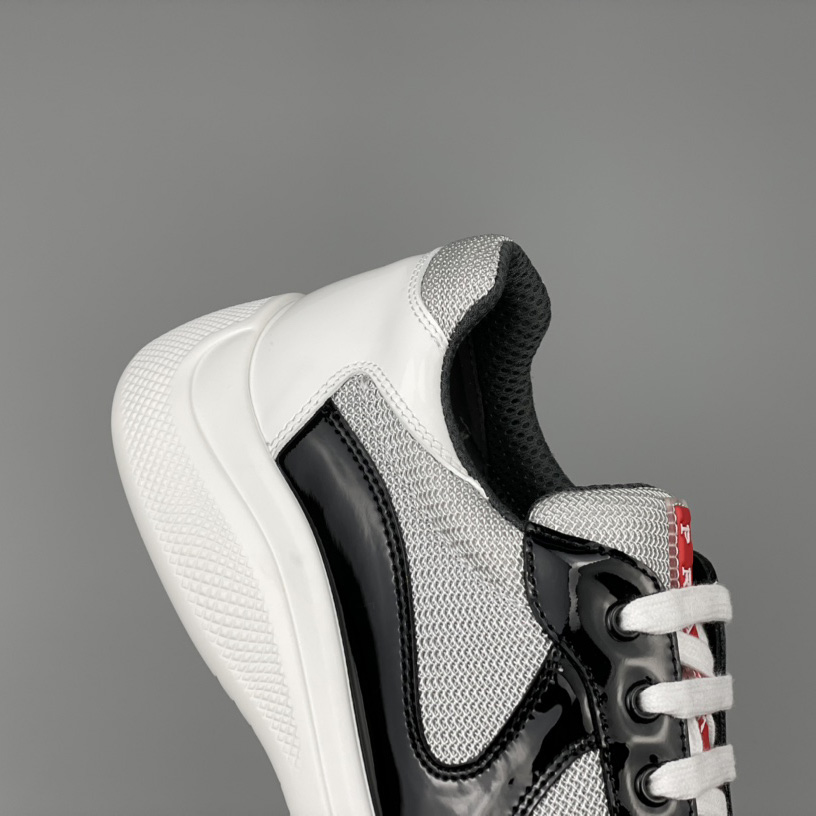 Prada Male America's Cup Sneaker In Black(upon uk size) - DesignerGu