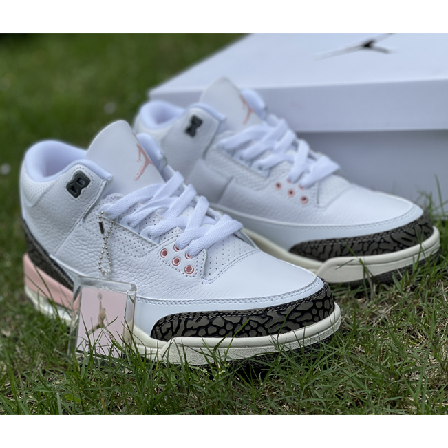 Air Jordan 3 Wmns 'Atmosphere' Sneakers   CK9246-102 - DesignerGu