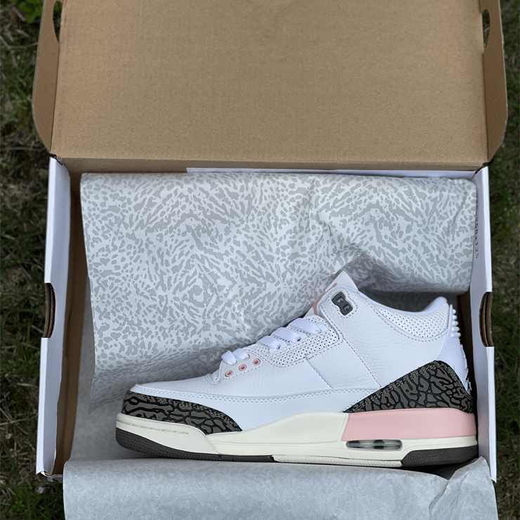 Air Jordan 3 Wmns 'Atmosphere' Sneakers   CK9246-102 - DesignerGu