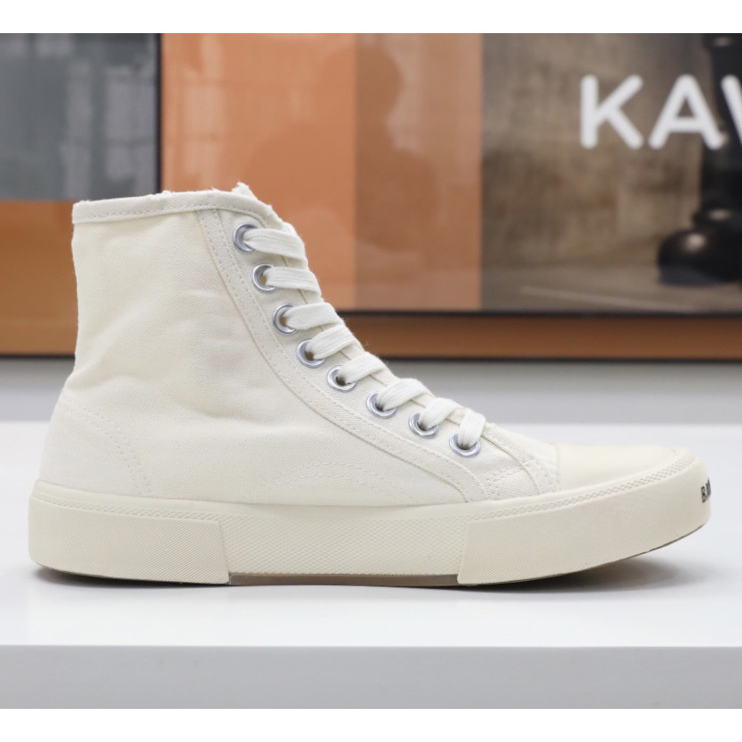 Balenciaga Men's  Paris High Top Sneaker In White - DesignerGu