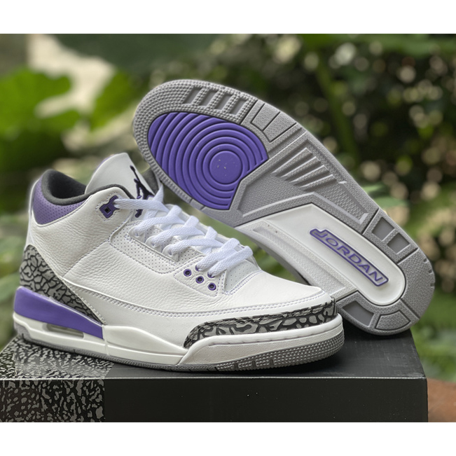 Air Jordan 3 Retro Dark Iris 2022 Sneaker   CT8532-105 - DesignerGu