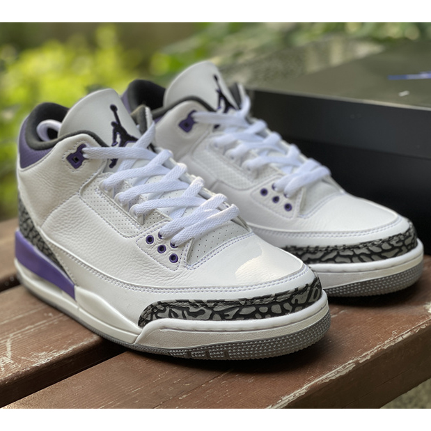 Air Jordan 3 Retro Dark Iris 2022 Sneaker   CT8532-105 - DesignerGu