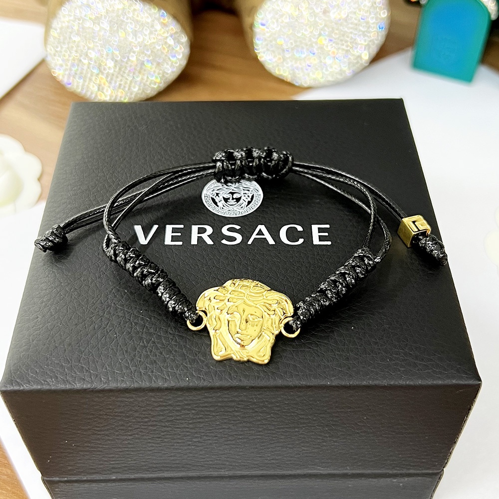 Versace Medusa Woven Bracelet - DesignerGu