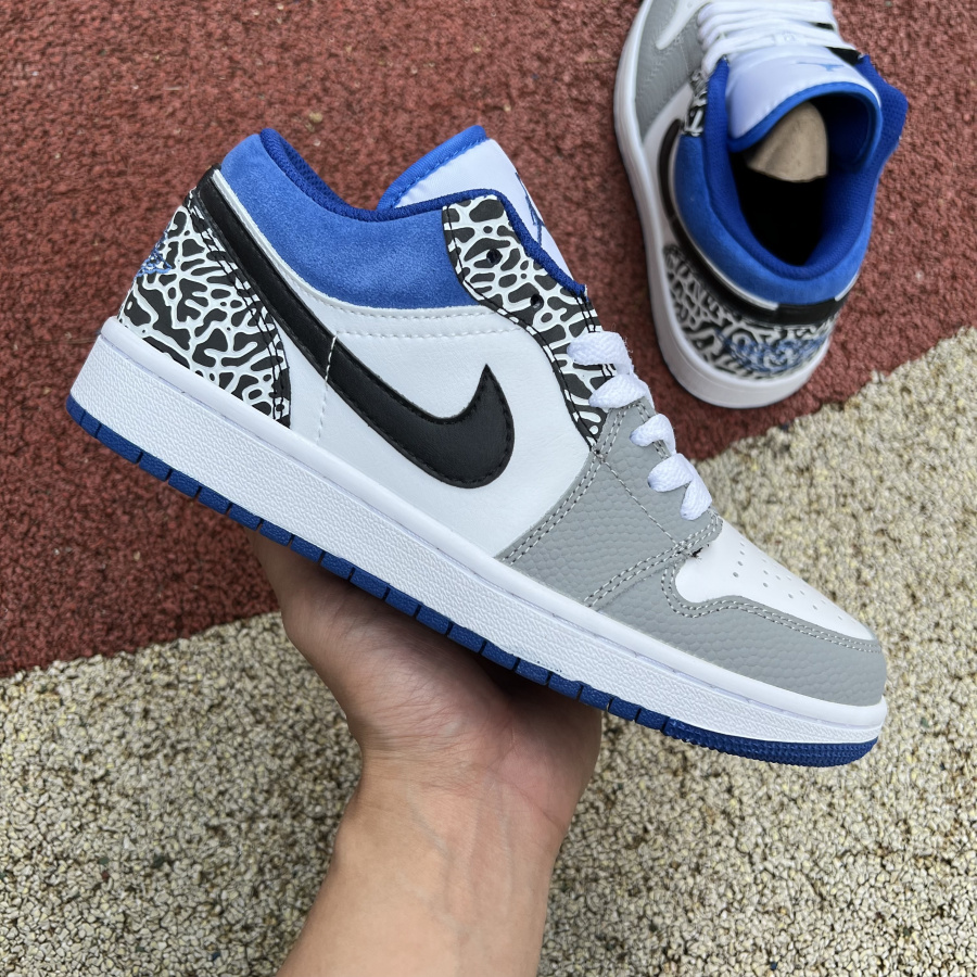 Air Jordan 1 Low AJ1 True Blue  Sneaker  DM1199-140 - DesignerGu