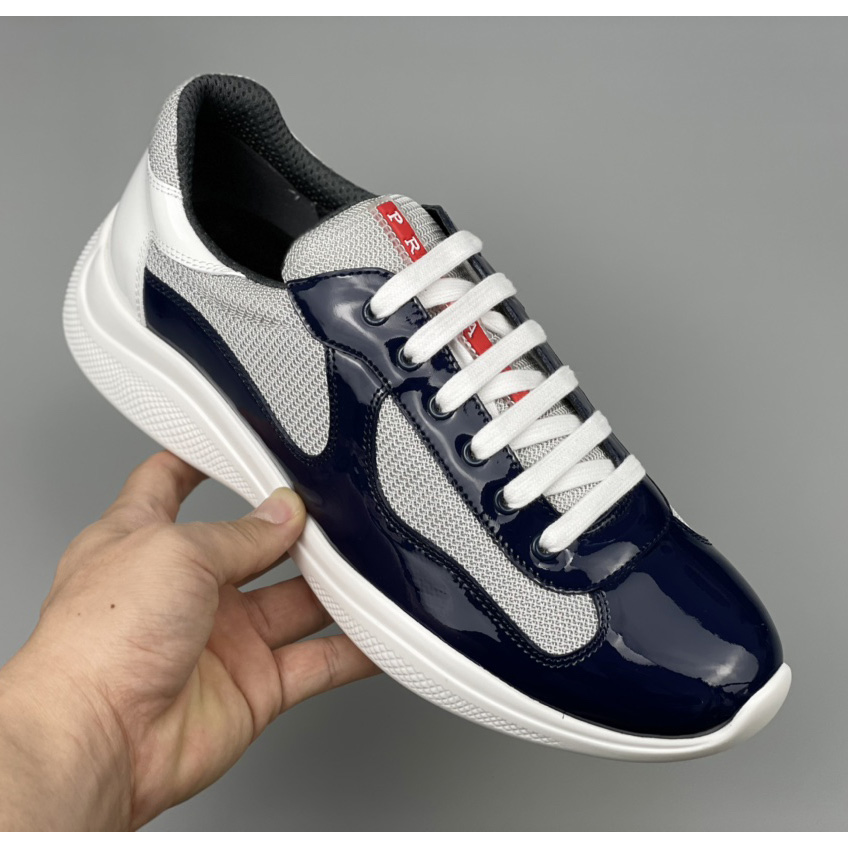 Prada Male America's Cup Sneaker In Blue(upon uk size) - DesignerGu