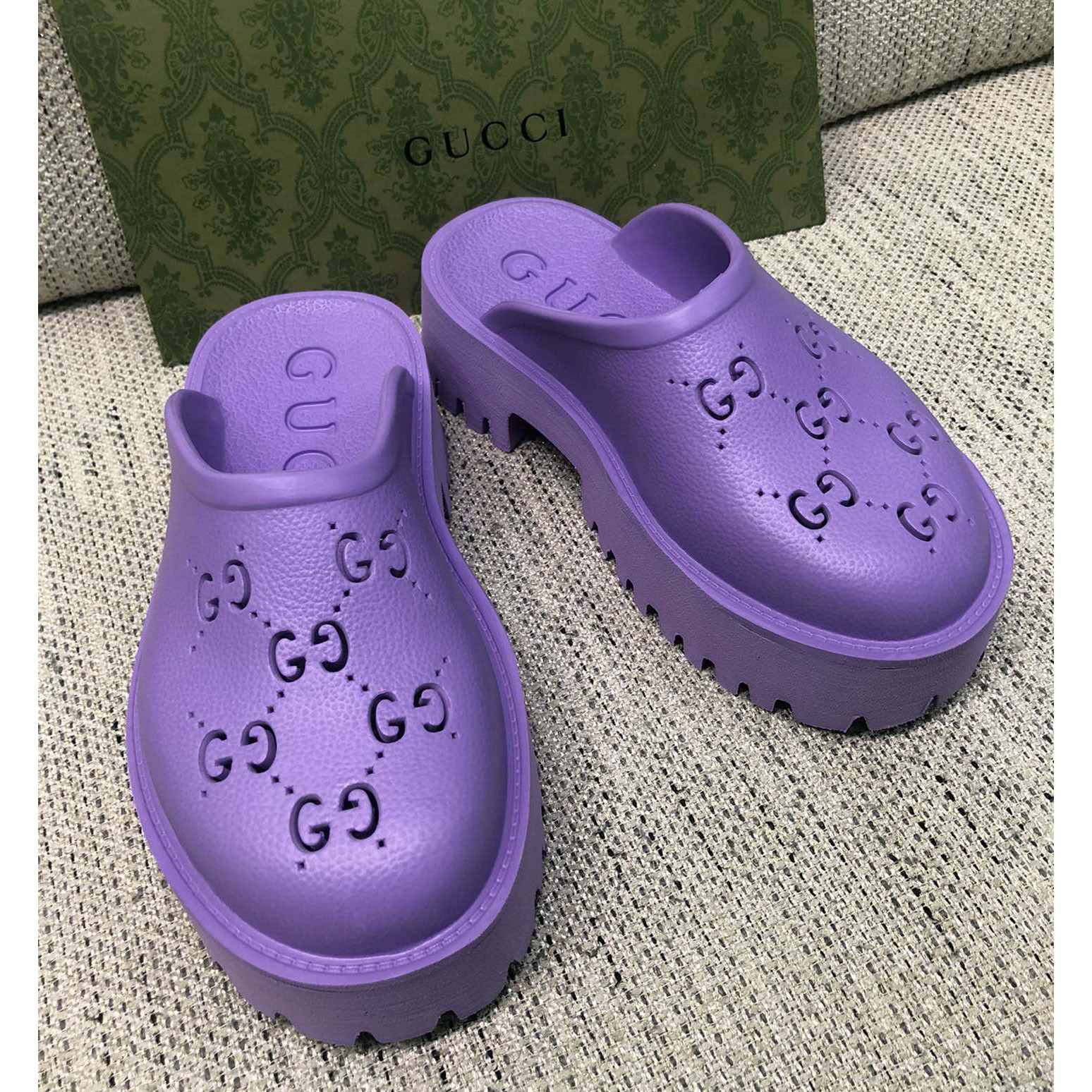 Gucci GG Slip-On Sandal - DesignerGu