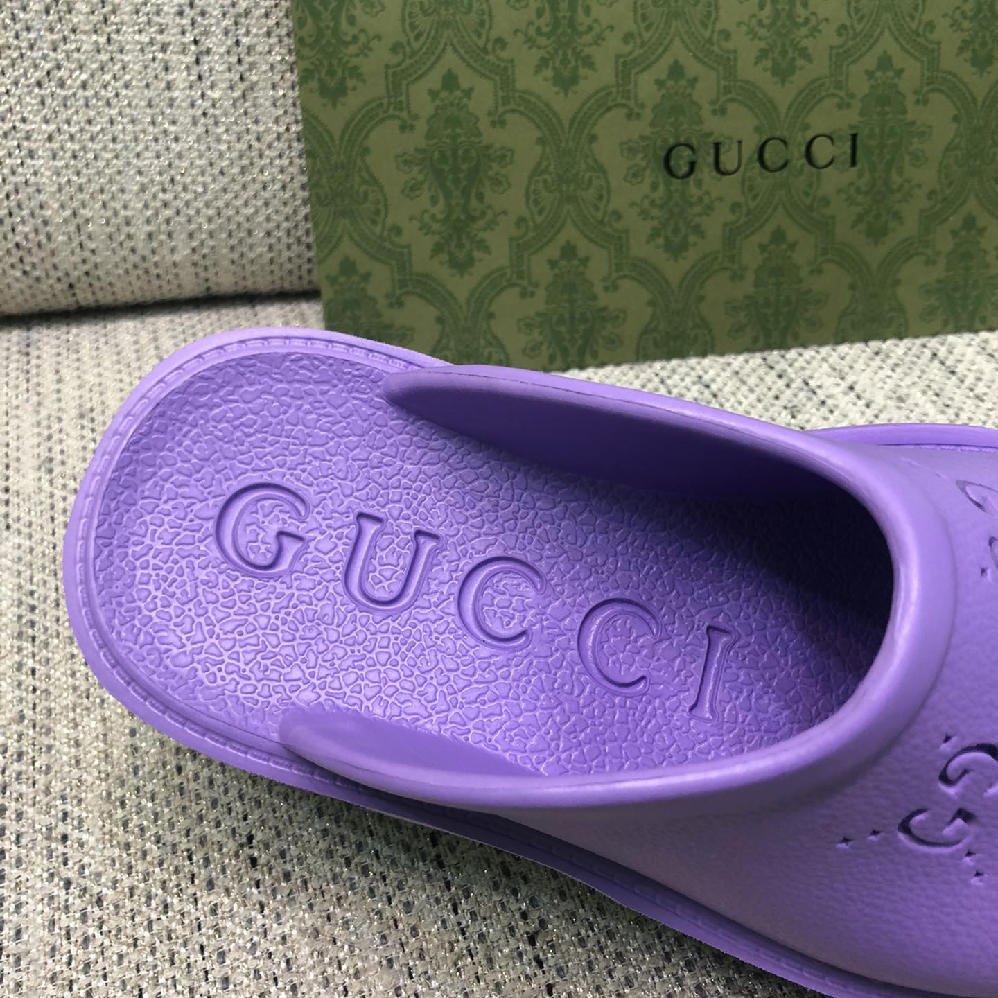 Gucci GG Slip-On Sandal - DesignerGu