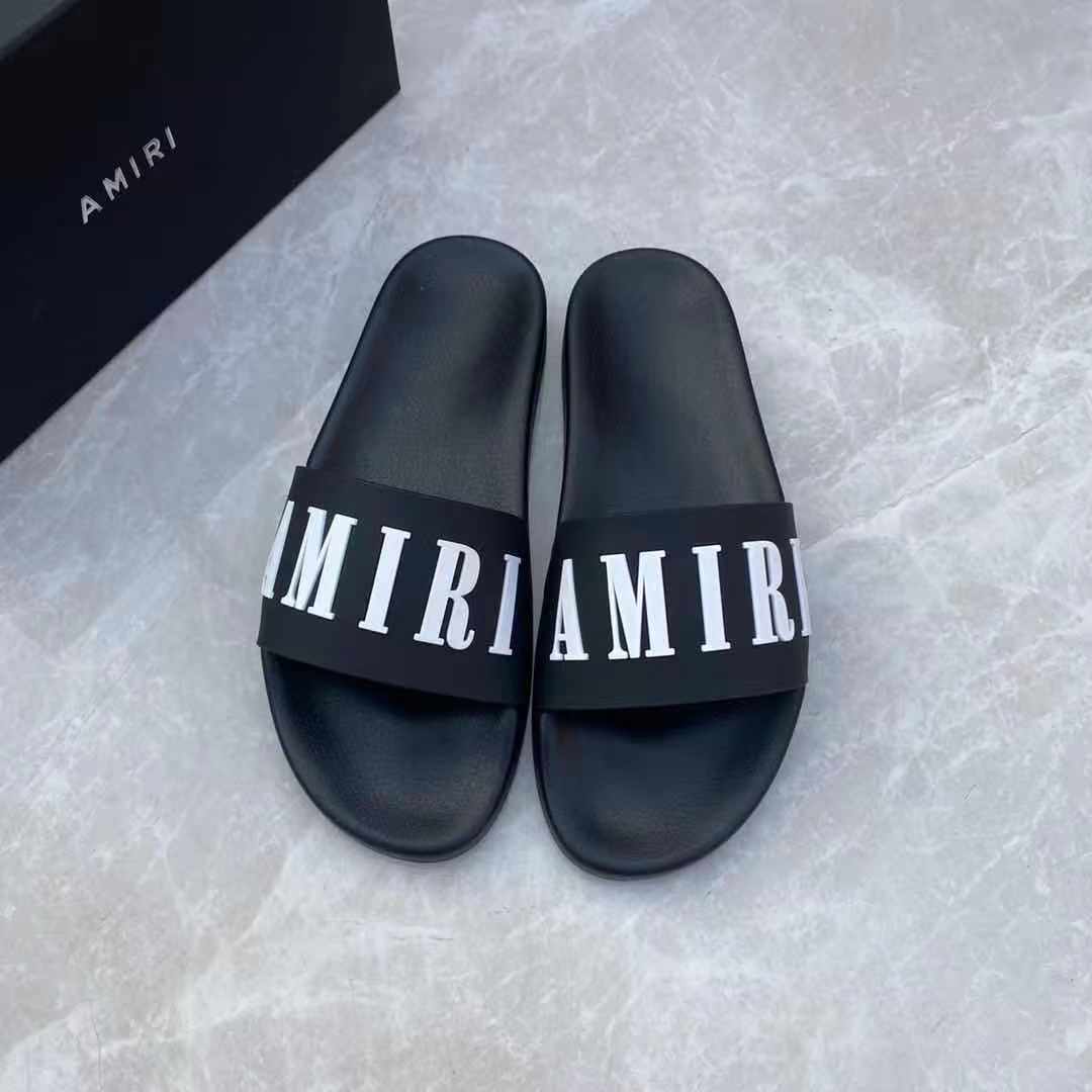 Amiri Logo Slide Sandal - DesignerGu