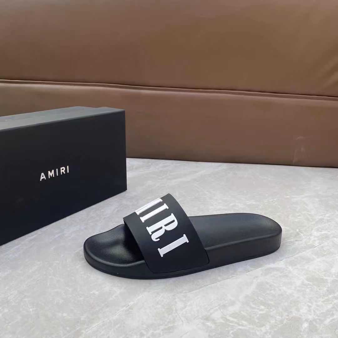 Amiri Logo Slide Sandal - DesignerGu