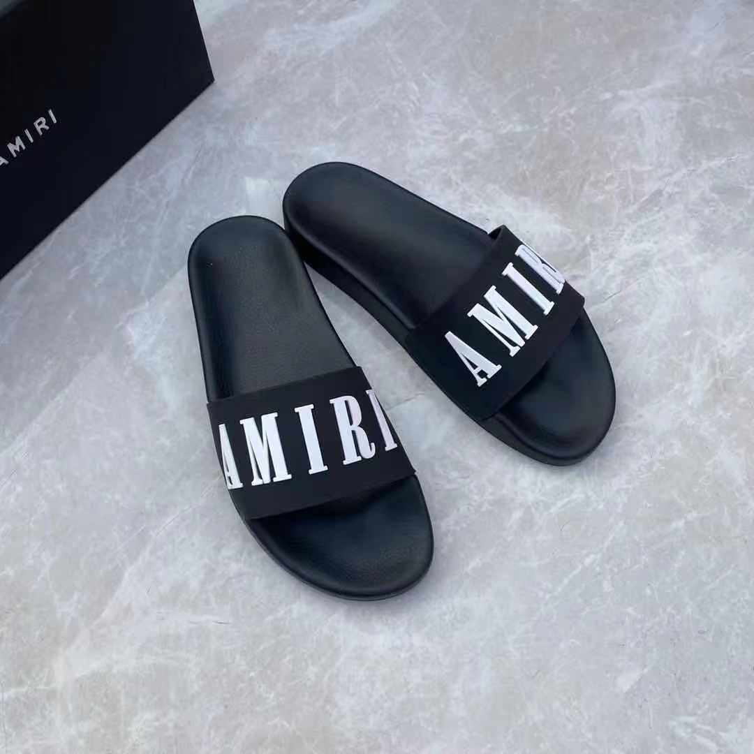 Amiri Logo Slide Sandal - DesignerGu