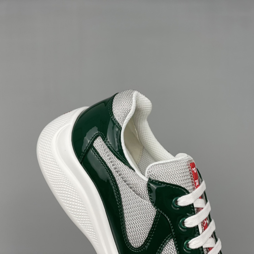 Prada Male America's Cup Sneaker In Green(Upon UK size) - DesignerGu