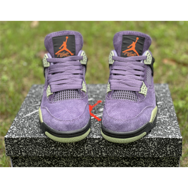 Air Jordan 4 WMNS “Canyon Purple” Sneakers  AQ9129-500 - DesignerGu