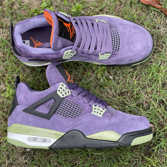 Air Jordan 4 WMNS “Canyon Purple” Sneakers  AQ9129-500 - DesignerGu