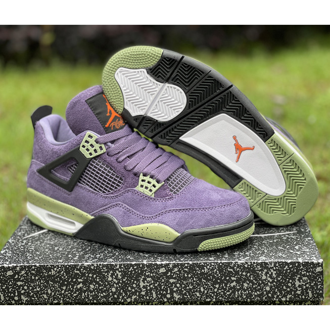 Air Jordan 4 WMNS “Canyon Purple” Sneakers  AQ9129-500 - DesignerGu