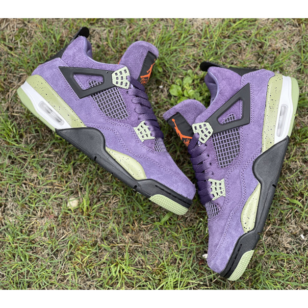 Air Jordan 4 WMNS “Canyon Purple” Sneakers  AQ9129-500 - DesignerGu