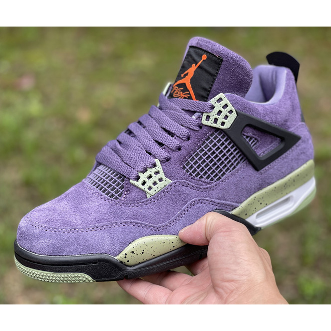 Air Jordan 4 WMNS “Canyon Purple” Sneakers  AQ9129-500 - DesignerGu