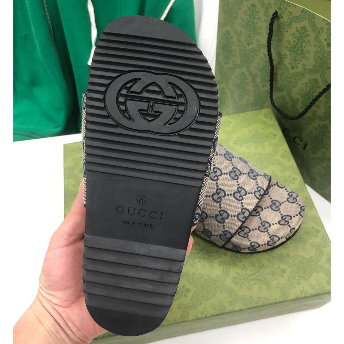 Gucci GG Slide Sandal - DesignerGu