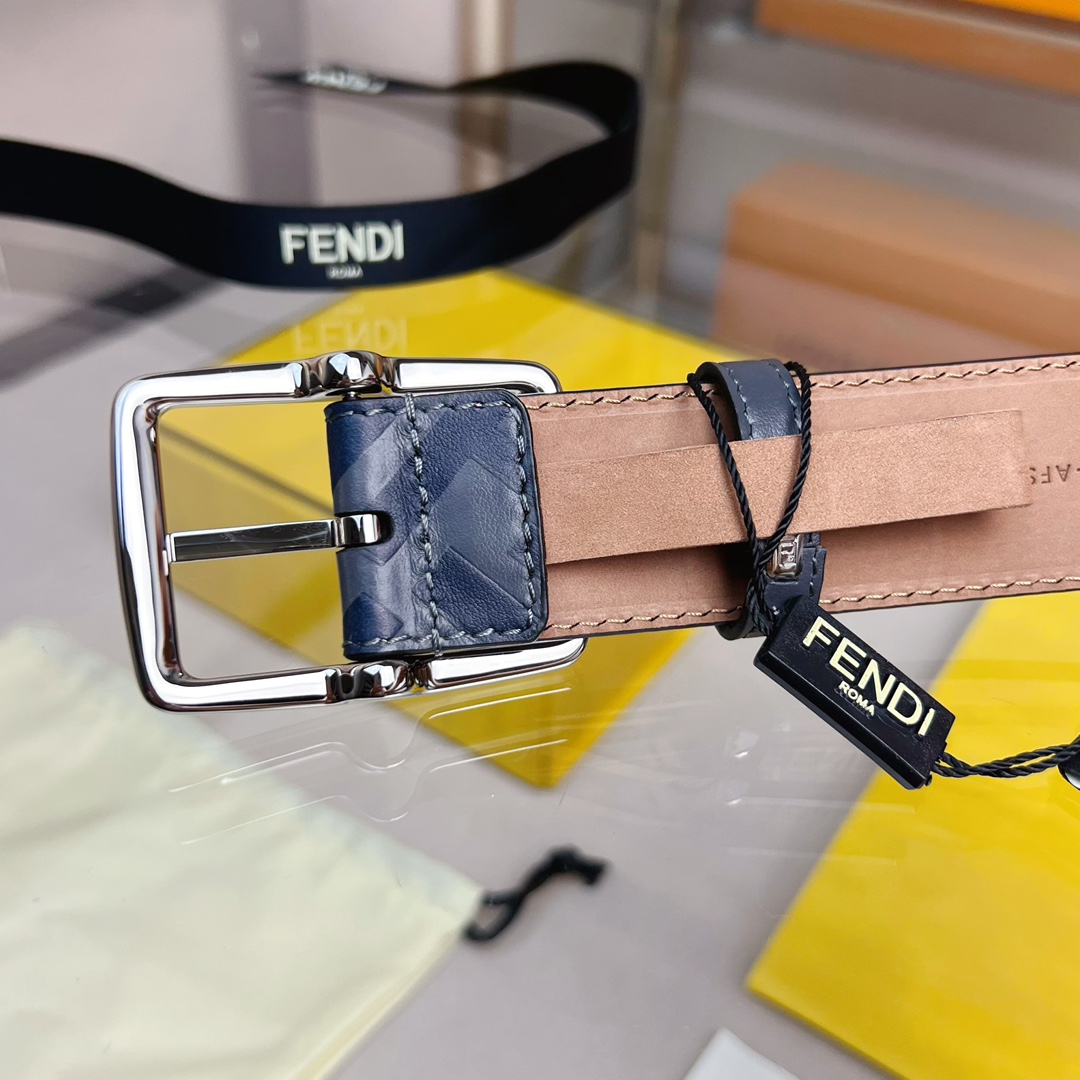 Fendi Leather Belt  - DesignerGu