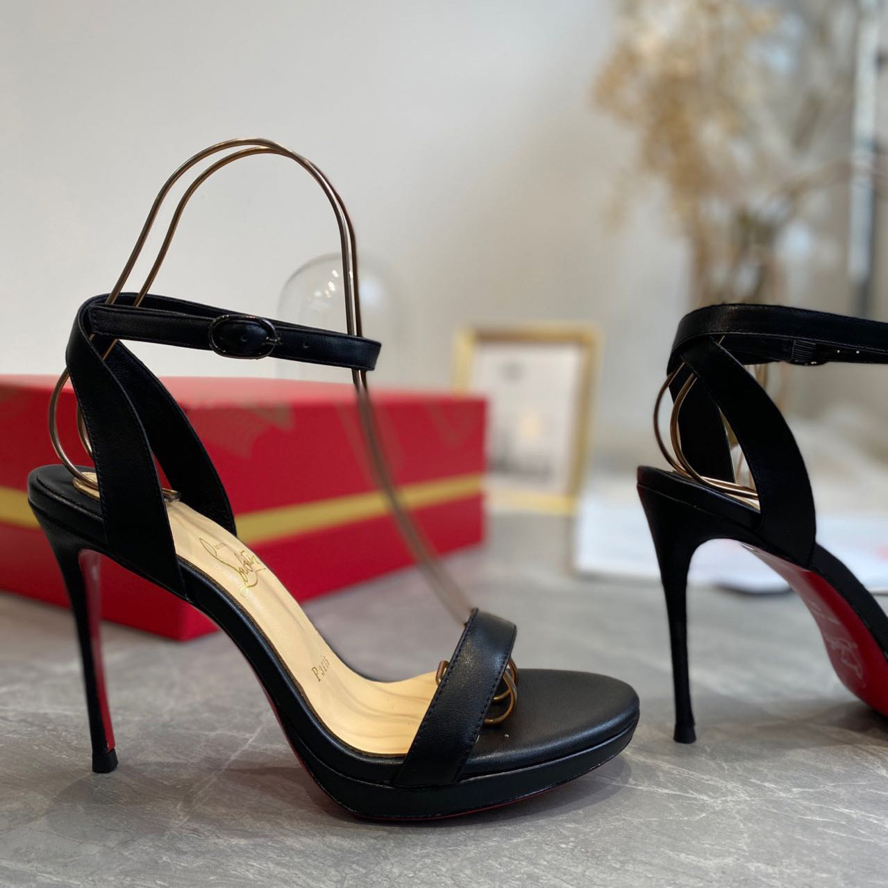 Christian Louboutin High Heeled Sandals(10cm) - DesignerGu