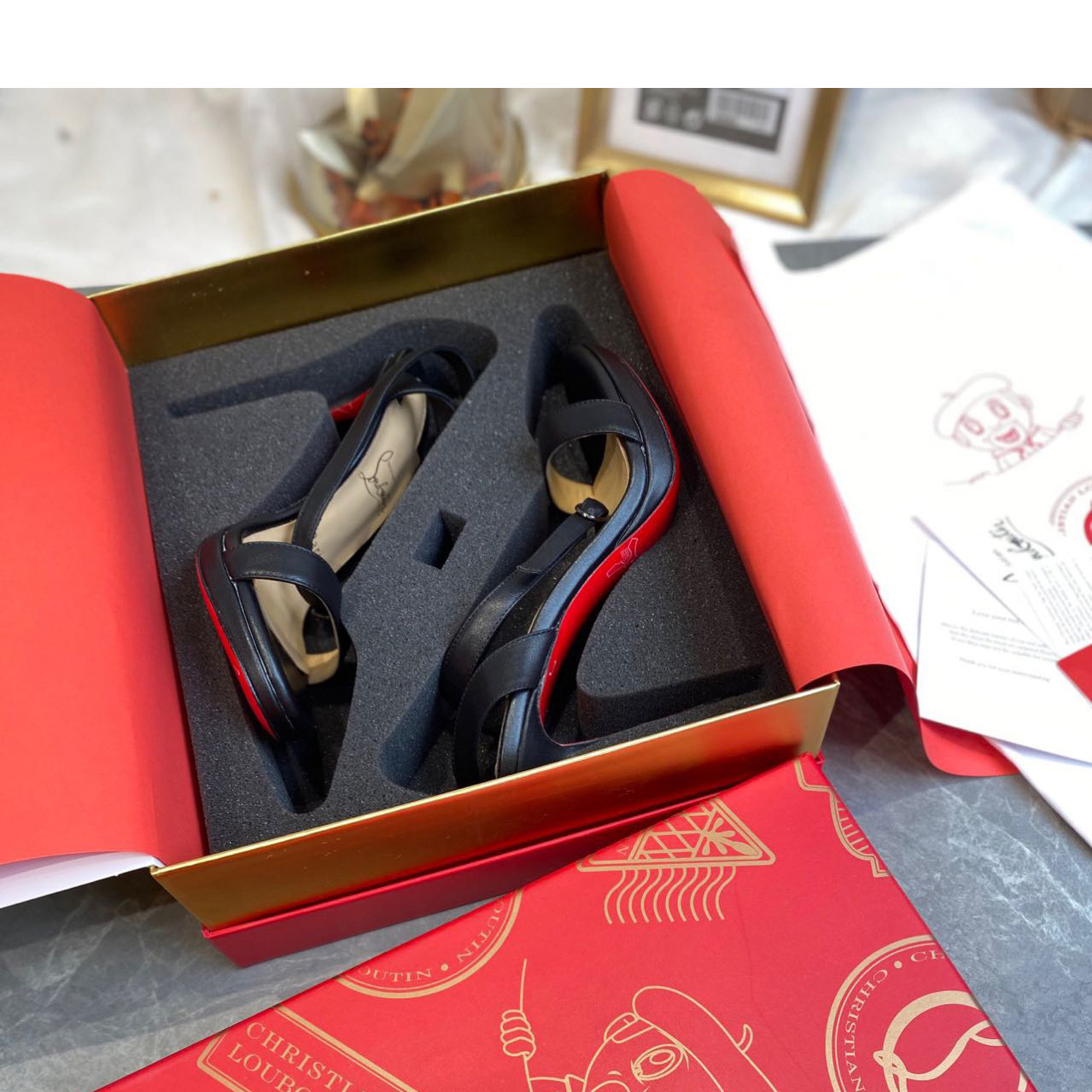 Christian Louboutin High Heeled Sandals(10cm) - DesignerGu