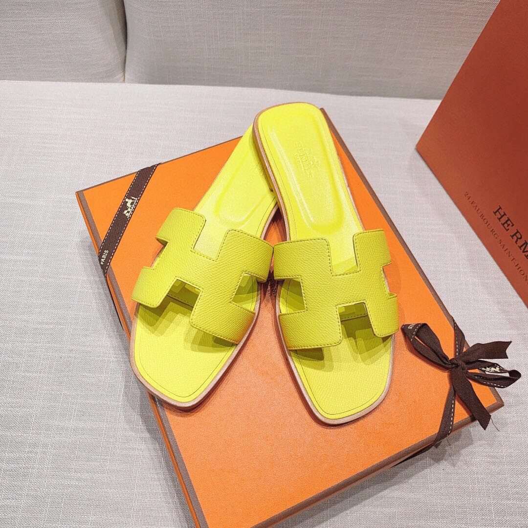 Hermes  Leisure Slippers  - DesignerGu