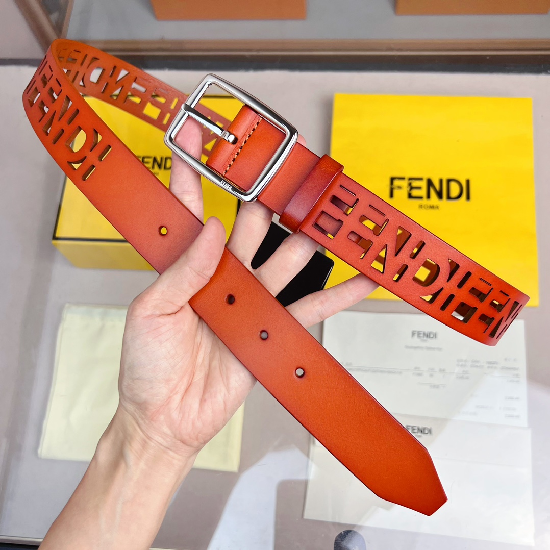 Fendi Leather Belt  - DesignerGu