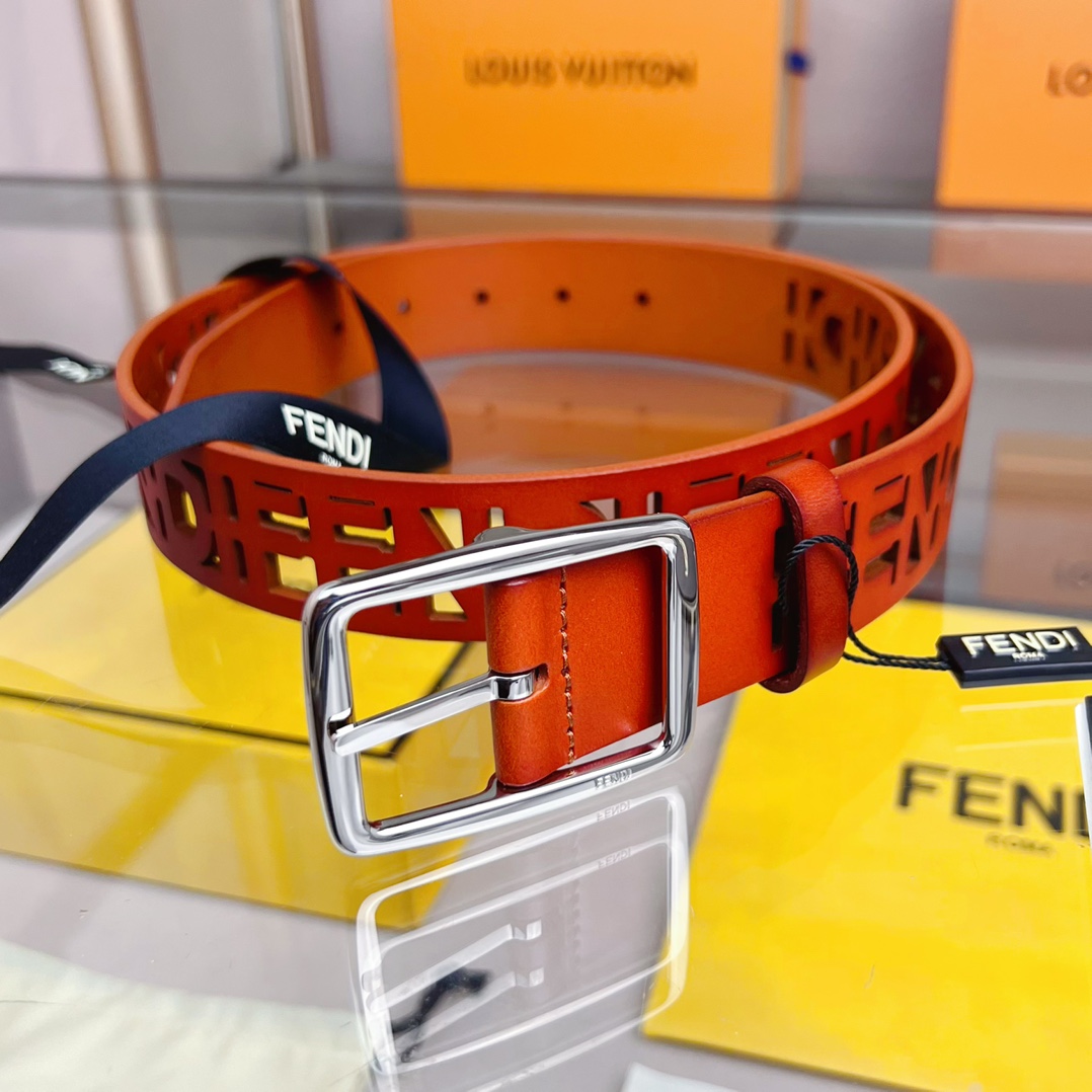 Fendi Leather Belt  - DesignerGu