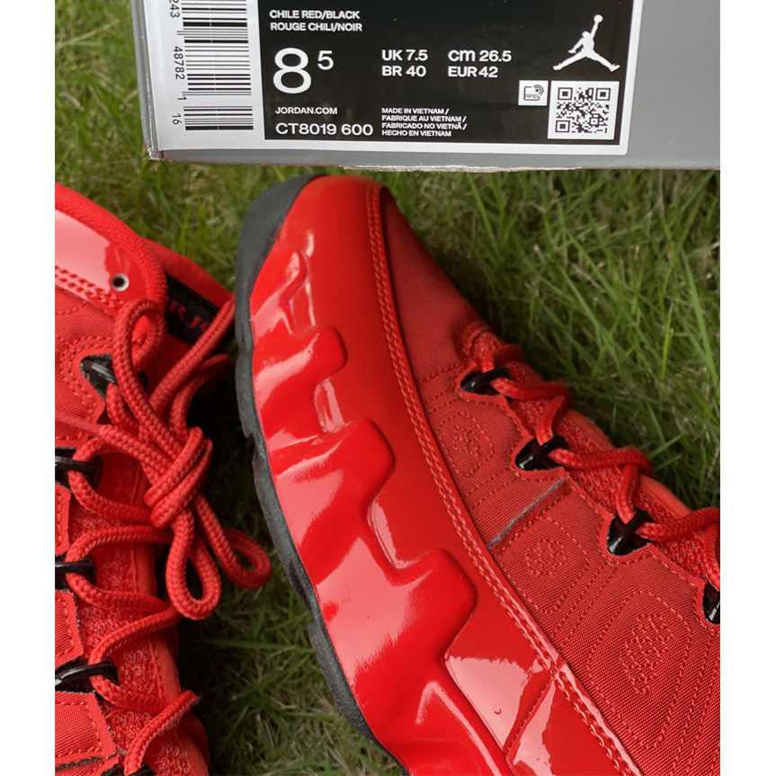 Jordan AJ9 ''Chile Red'' Basketball Shoes - DesignerGu