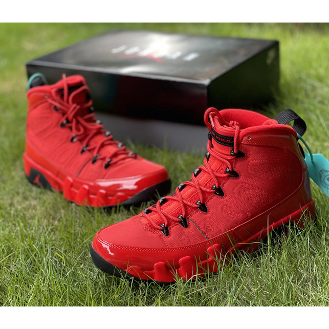 Jordan AJ9 ''Chile Red'' Basketball Shoes - DesignerGu