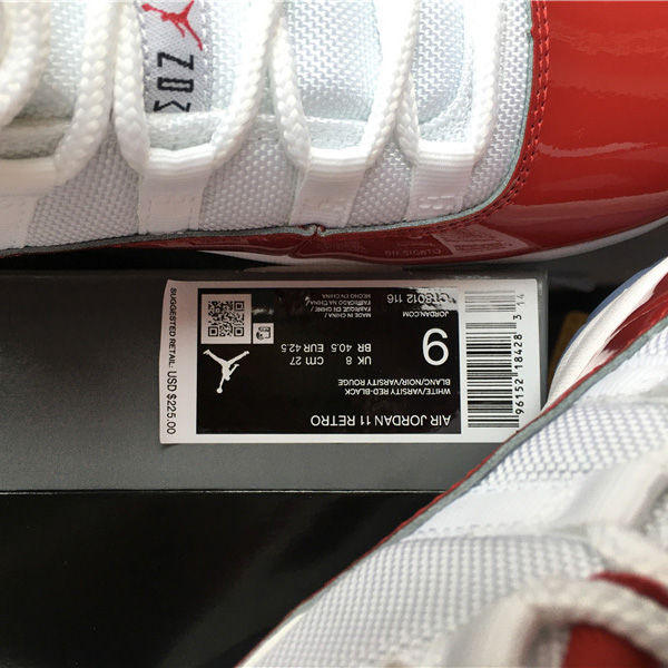  Air Jordan 11 “Cherry” Sneaker CT8012-116 - DesignerGu