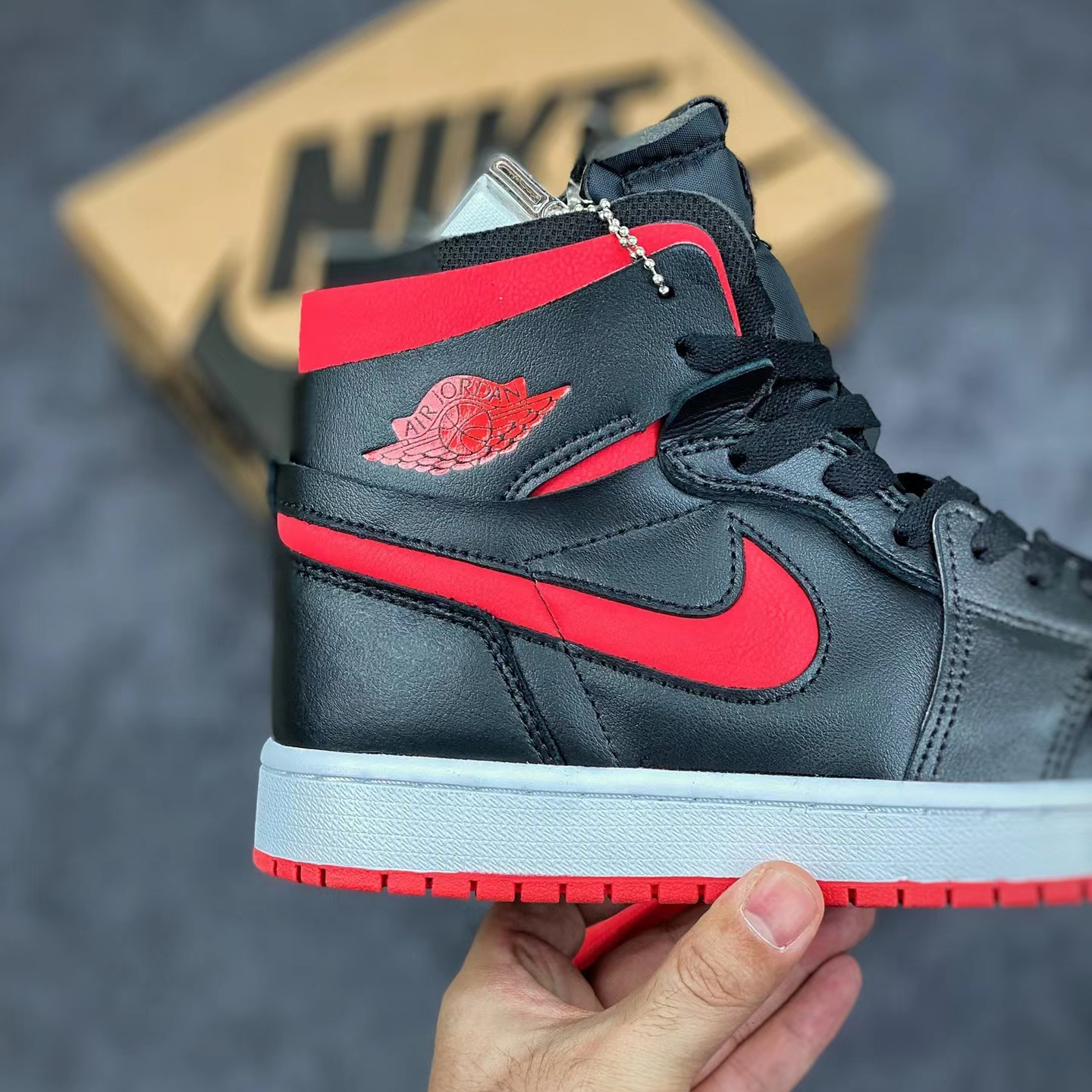 Nike Air Jordan 1 Zoom Air Cmft ''Bred'' Sneaker  CT0979-006 - DesignerGu