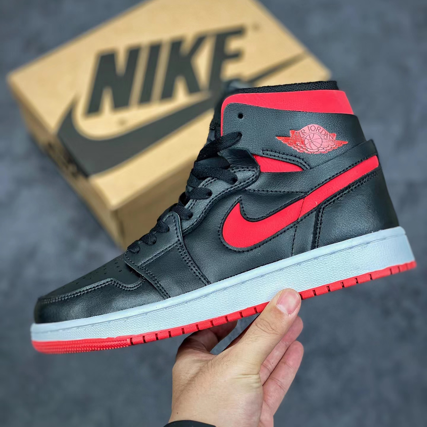 Nike Air Jordan 1 Zoom Air Cmft ''Bred'' Sneaker  CT0979-006 - DesignerGu