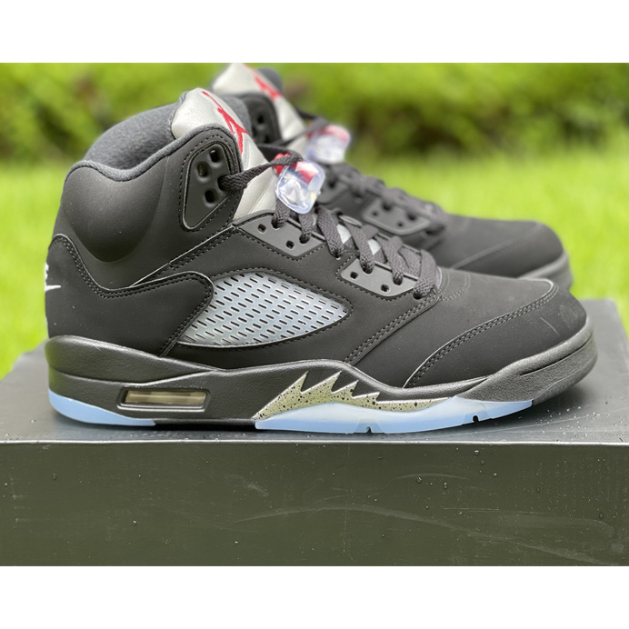 Air Jordan 5 “Metallic Black” Sneaker   845035 003 - DesignerGu